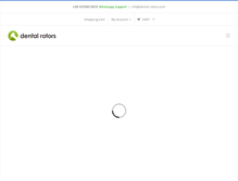 Tablet Screenshot of dental-rotors.com